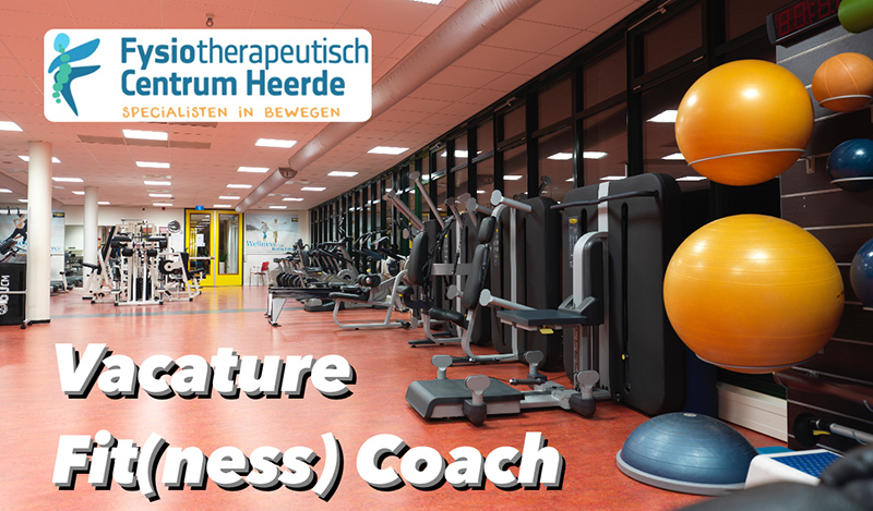 Vacature Fit(ness) coach | 10-25 uur per week